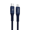 CABLE TRENZADO USB-C - LIGHTNING AZUL 2M NOVERA