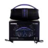 PARLANTE CON BLUETOOTH NEGRO Y VIOLETA NOVERA