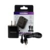 CARGADOR CON CABLE MICRO USB NEGRO NOVERA