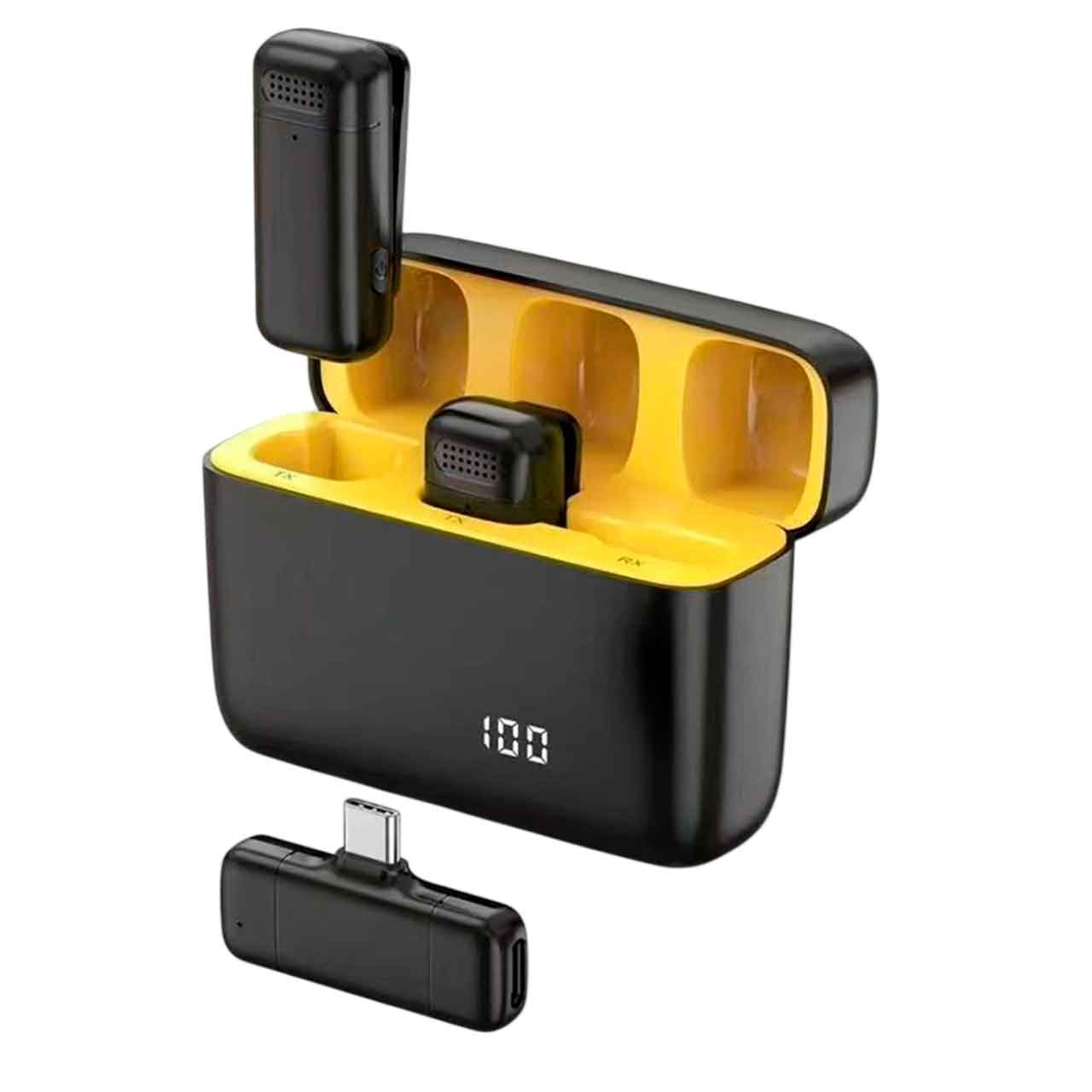 VMRP002 SET DE 2 MICRÓFONOS ENTRADA TIPO C VIAKING - Image 1