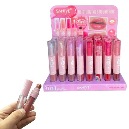 GLOSS+LABIAL EN BARRA+LABIAL LÍQUIDO SANIYE