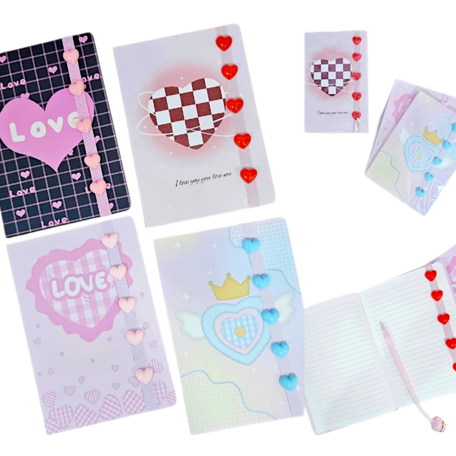 UT537002 (1) CUADERNO A5 TAPA DURA CORAZÓN - Image 1