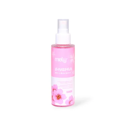SPRAY CON GLITTER CORPORAL Y CABELLO SAKURA MELY