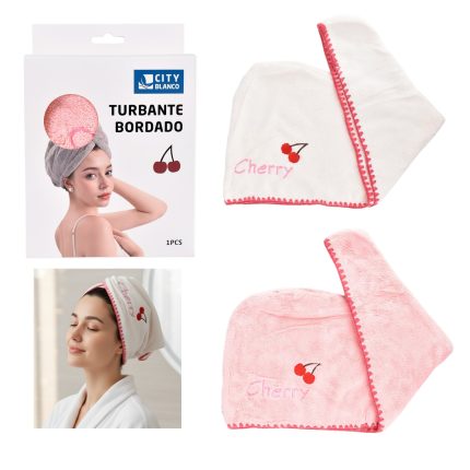 TURBANTE BORDADO CHERRY
