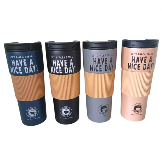 1728 VASO TÉRMICO HAVE A NICE DAY 600ML - Image 1