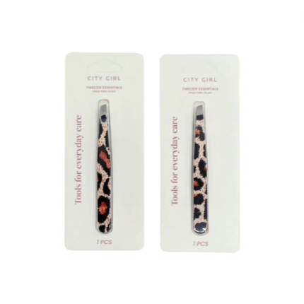 PINZA DE DEPILAR ANIMAL PRINT