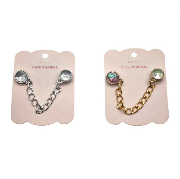 JY37006-17 CHARMS PARA ZAPATOS DORADO/PLATEADO - Image 1