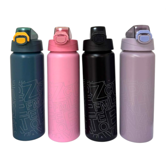 LS-16107-06 BOTELLA DE ALUMINIO CON LETRAS 750ML - Image 1