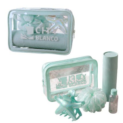 KIT DE CUIDADO PERSONAL 4 PIEZAS CITY BLANCO