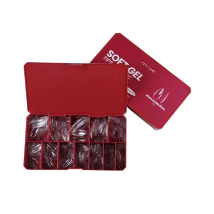 TIPS SOFT GEL ALMENDRA MEDIANOS 504U CITY GIRL