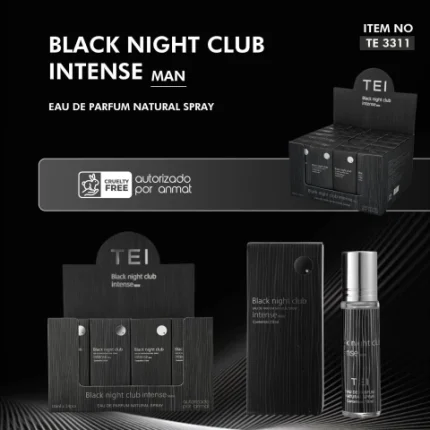 PERFUME ROLL ON BLACK NIGHT CLUB INTENSE 10ML TEI