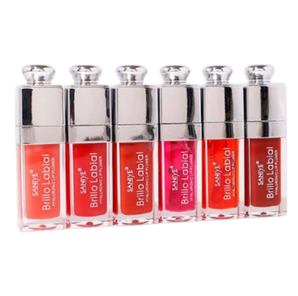 BRILLO LABIAL TAPA PLATEADA SANIYE
