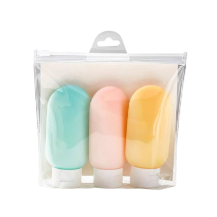 SET DE 3 BOTELLAS DE VIAJE