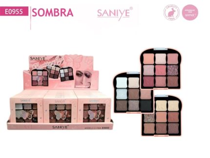 PALETA DE SOMBRAS 9 COLORES SANIYE