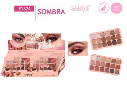 PALETA DE SOMBRAS 18 COLORES SANIYE