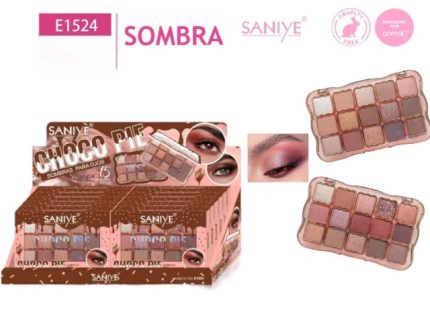 PALETA DE SOMBRAS 15 COLORES SANIYE