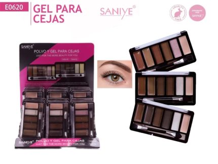 SOMBRA Y GEL DE CEJAS SANIYE