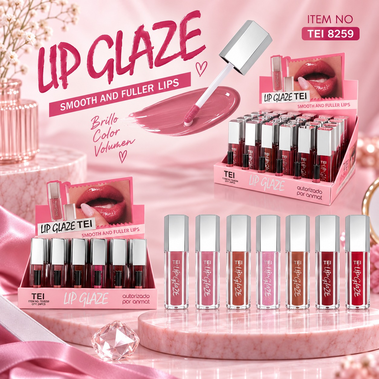 WhatsApp Image 2026-09-12 at 1.18.30 PM (1) GLOSS TAPA PLATEADA LIP GLAZE TEI - Image 1