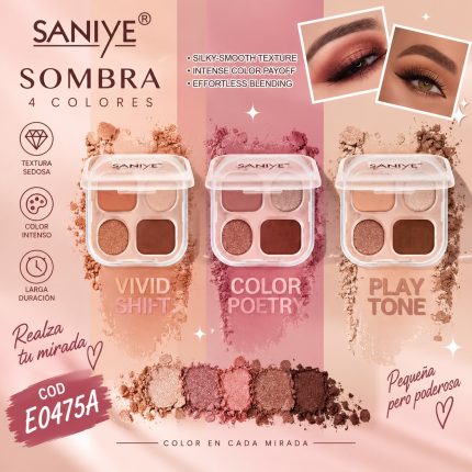PALETA DE SOMBRAS SANIYE