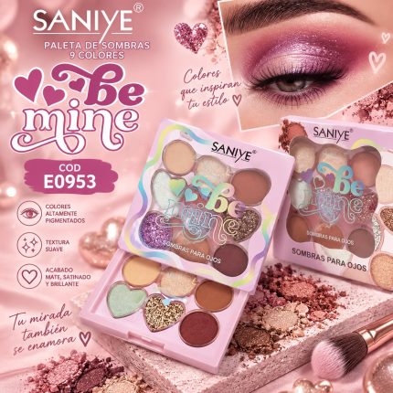 PALETA DE SOMBRAS 9COLORES SANIYE