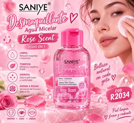 DESMAQUILLANTEAGUA MICELAR SANIYE