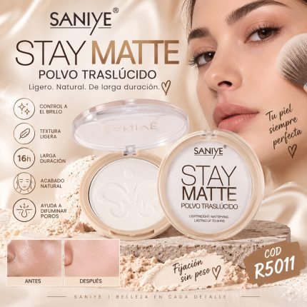 POLVO TRASLUCIDO STAY MATTE SANIYE