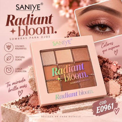 PALETA DE SOMBRAS 9 COLORES SANIYE