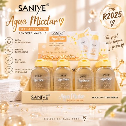 DESMAQUILLANTE AGUA MICELAR SANIYE