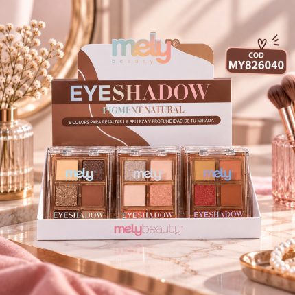 PALETA DE SOMBRAS 6 COLORES MELY