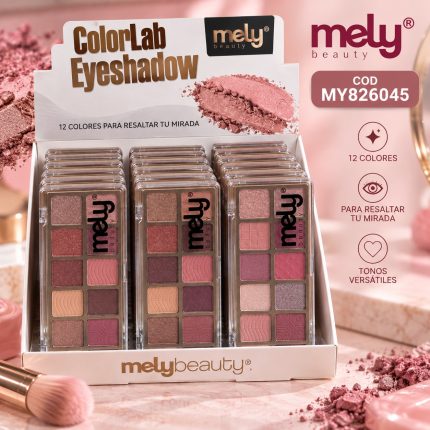 PALETA DE SOMBRAS 12 COLORES MELY