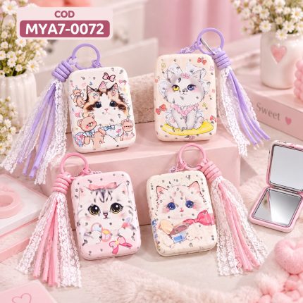 ESPEJO DE CARTERA GATITOS MELY