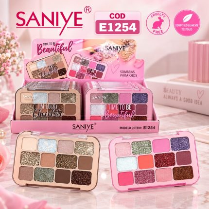 PALETA DE SOMBRAS 12 COLORES SANIYE