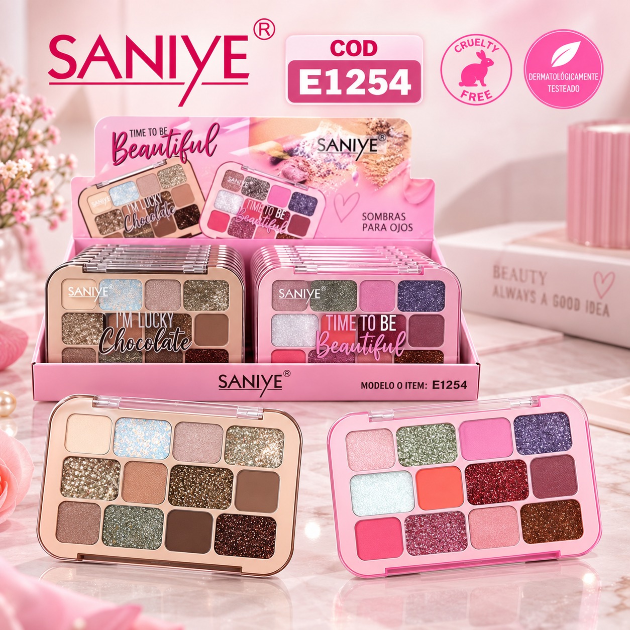 WhatsApp Image 2026-09-22 at 12.43.15 PALETA DE SOMBRAS 12 COLORES SANIYE - Image 1