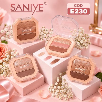 PALETA DE SOMBRAS 3 COLORES SANIYE
