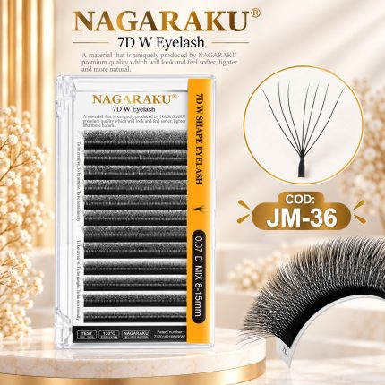 PESTAÑAS DE EXTENSION NAGARAKU 7D W MIX