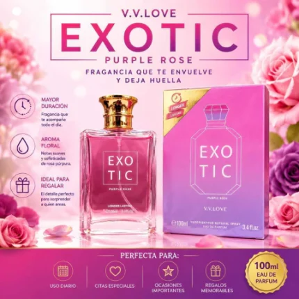 PERFUME EXOTIC PURPLE ROSE