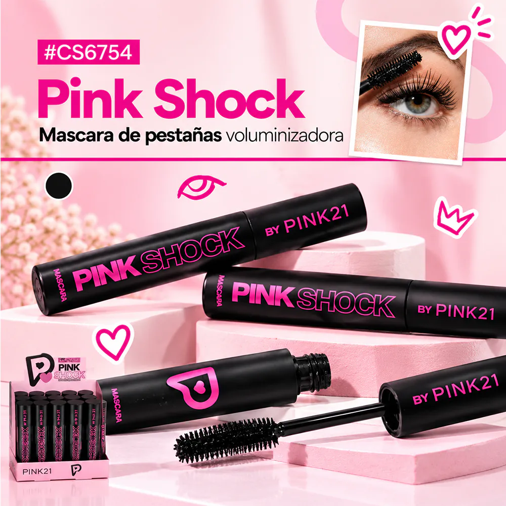 Mascara-De-Pestanas-Voluminizadora-Pink-Shock-Pink-21 MÁSCARA DE PESTAÑA PINK SHOCK PINK 21 - Image 1