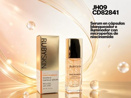 SERUM EN CAPSULAS BLANQUEADOR E ILUMINADOR CON MICROPERLAS DE NIACINAMIDA RUBYSKIN