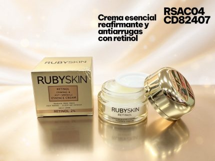 CREMA FACIAL REAFIRMANTE Y ANTIARRUGAS CON RETINOL RUBYSKIN