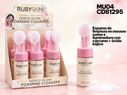 ESPUMA LIMPIADORA CON CURCUMA RUBYSKIN