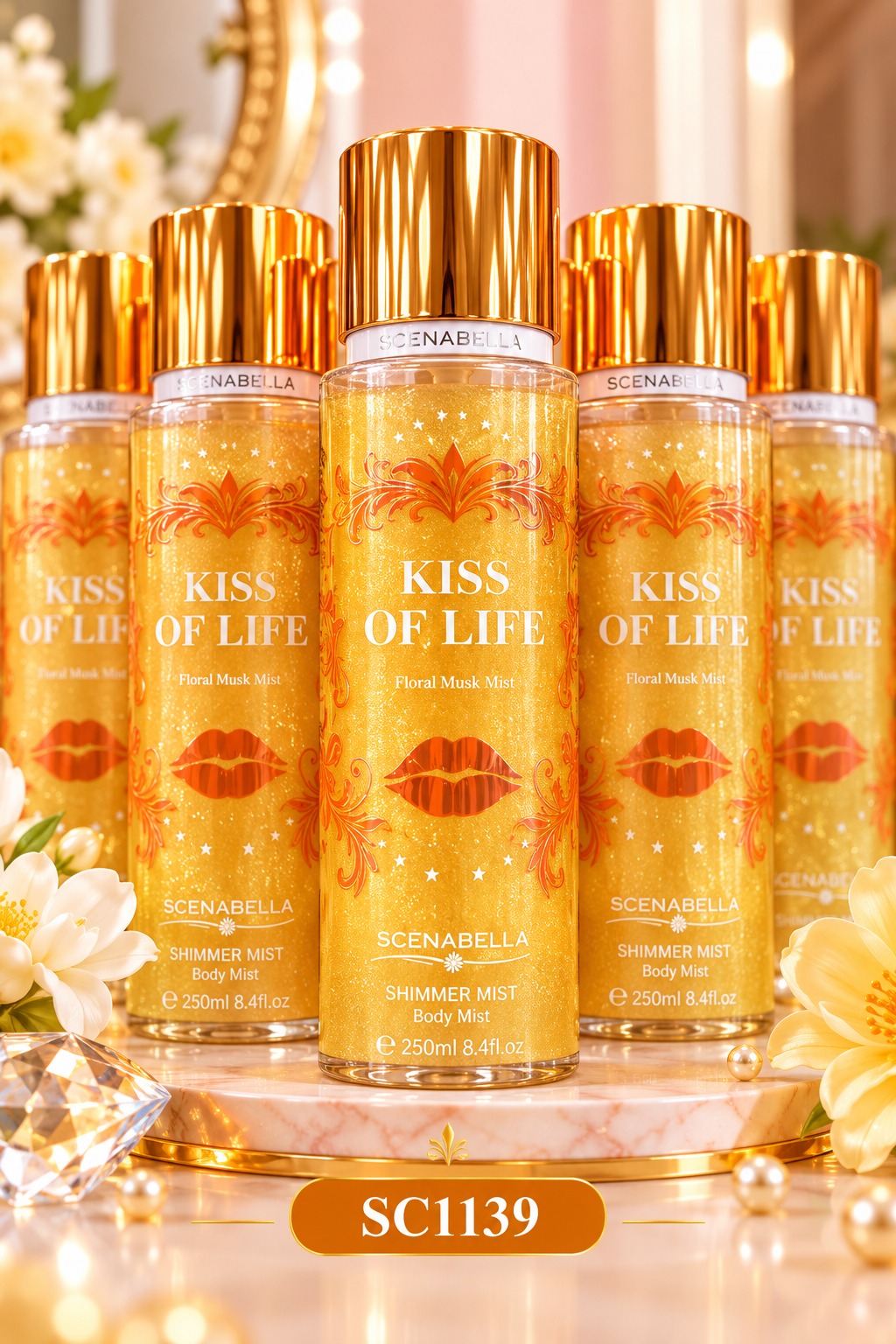 WhatsApp Image 2026-10-22 at 09.42.34 (1) BODY SPLASH KISS OF LIFE FLORAL MUSK MIST 250ML - Image 1