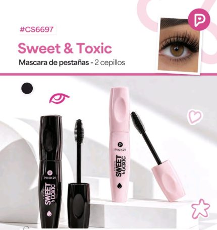 MÁSCARA DE PESTAÑA SWEET & TOXIC PINK 21